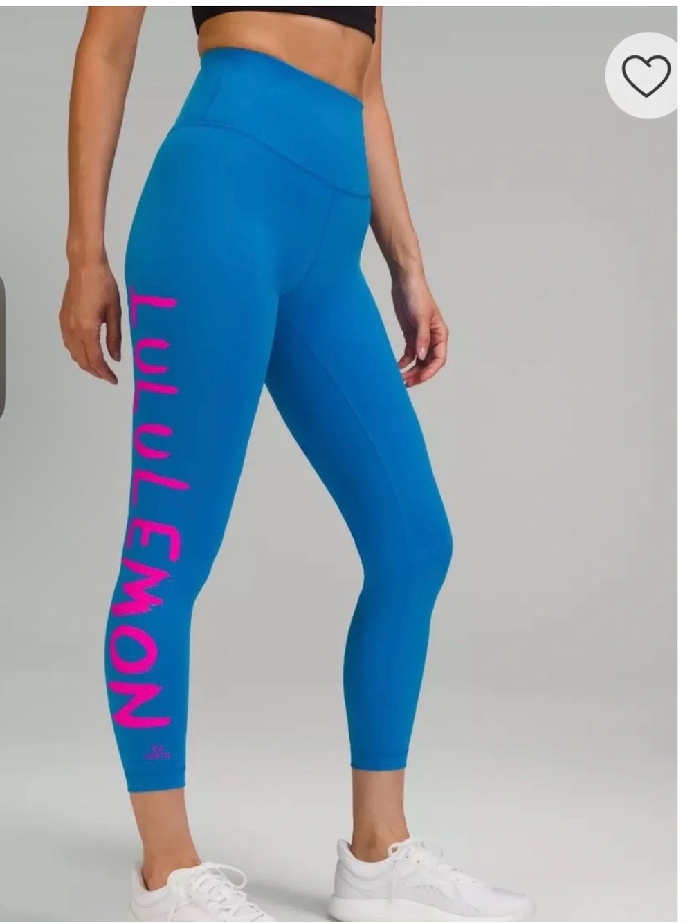 lululemon women’s size 12 wunder train HR Tight Blue leggings 25” ed Curtis